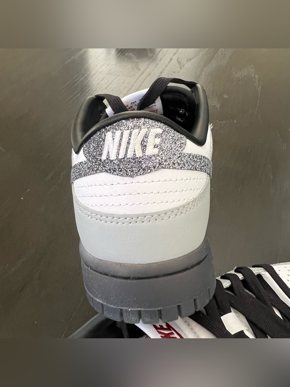 ✔️New✔️ NIKE Dunk Low LX 'Glitter Swoosh' - Picture 8 of 9